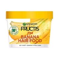 Garnier Fructis Banana Hair Food מסכת שיער מזין בננה 390 מ"ל למכירה 