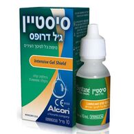Alcon סיסטיין ג'ל דרופס ליובש עיניים בינוני- גבוה 10 מ"ל למכירה 