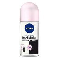 דאודורנט Nivea Black & White Roll-On 50ml למכירה , 2 image