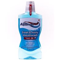 מי פה Fresh & Minty ללא אלכוהול 500 מ"ל Aqua Fresh למכירה 