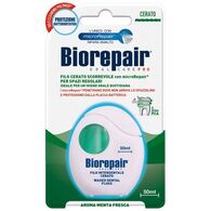 חוט דנטלי Biorepair Oral Care waxed dental floss 50m למכירה 