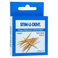 קיסמים קיסמי שיניים להסרת פלאק מעץ קנדי 120 יחידות Stim-U-Dent למכירה , 2 image