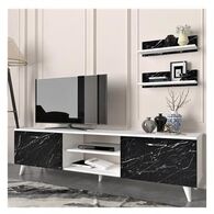 מזנון מזנון טלוויזיה עם מדפי תלייה דגם מארבל XL Geva Design למכירה , 2 image