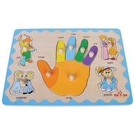 16070 פאזל כפתור כף יד Pit Toys למכירה 