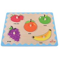16076 פאזל כפתור הכרת פירות 5 חלקים Pit Toys למכירה 