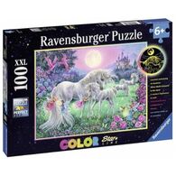 פאזל Unicorns in the Moonlight XXL 100 13670 חלקים Ravensburger למכירה , 2 image