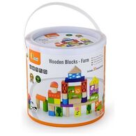 Viga 50285 50 Wooden Blocks Farm למכירה , 3 image