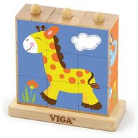 50834 פאזל קוביות חיות בר viga למכירה 