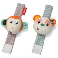 זוג רעשנים לתינוק קוף ופנדה Infantino למכירה , 2 image