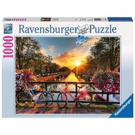 פאזל Bicycles in Amsterdam 1000 19606 חלקים Ravensburger למכירה 