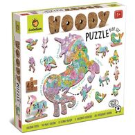 פאזל עץ חד קרן 48 חלקים פאזל Ludattica למכירה , 3 image