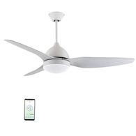 מאוורר תקרה Dolphin 50" NT-IP4450-LED-RC-WF CCT Wi-Fi ושלט Norther למכירה 