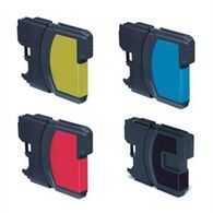 ראש דיו  צהוב שחור כחול אדום Brother LC980C למכירה , 2 image