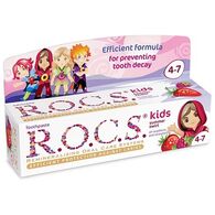 משחת שיניים משחת שיניים לילדים בטעם תות ופטל 45 גרם R.O.C.S למכירה , 2 image