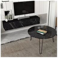 סט סלוני סט מזנון צף עם שולחן עגול דקוטה Geva Design למכירה , 3 image