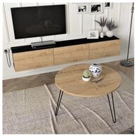 סט סלוני סט מזנון צף 1.8 עם שולחן עגול דורה Geva Design למכירה , 3 image