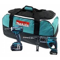סט כלים DLX2090M סט פטישון + אימפקט Makita מקיטה למכירה 