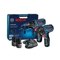 סט כלים Bosch GDR 120-LI + GSR 120-LI Combo Kit בוש למכירה 