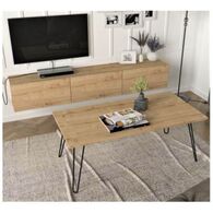 סט סלוני סט מזנון צף 1.8 מטר עם שולחן סלוני עגול תואם דגם קולורדו Geva Design למכירה , 2 image