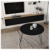 סט סלוני סט מזנון צף 1.8 עם שולחן עגול דורה Geva Design למכירה , 2 image