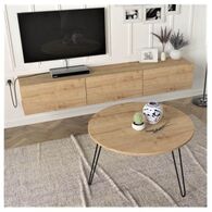 סט סלוני סט מזנון צף עם שולחן עגול קולורדו Geva Design למכירה 