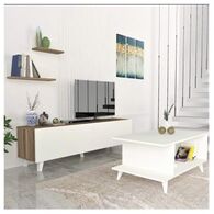 סט סלוני סט מזנון ושולחן דגם דניאל Geva Design למכירה , 2 image