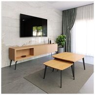 סט סלוני סט מזנון וזוג שולחנות לסלון דגם איסלנד Panda Style למכירה , 4 image