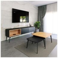 סט סלוני סט מזנון וזוג שולחנות לסלון דגם איסלנד Panda Style למכירה , 2 image