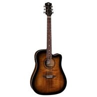 גיטרה אקוסטית מוגברת LUNA GUITARS Art Vintage Dread Solid Top CAW A/E Dist למכירה 