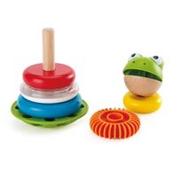 E0457 MR. FROG STACKING RINGS השחלת טבעות מר צפרדע Hape למכירה 