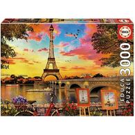 פאזל Sunset in Paris 3000 17675 חלקים Educa למכירה , 2 image