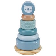 12208 מגדל טבעות עץ פסטל תכלת Pit Toys למכירה 