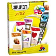 משחק 7087-6870871 משחק קלפים רביעיות - צורות  ישראטויס למכירה 
