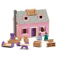 Melissa & Doug 3701 Fold & Go Mini Dollhouse למכירה 