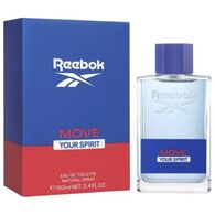 בושם לגבר Reebok Move Your Spirit E.D.T 100ml למכירה 