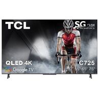 טלוויזיה TCL 75C725 4K  75 אינטש למכירה 