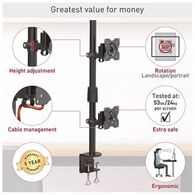 מתקן תליה למסכי מחשב  זרועות ברקן M112 למכירה , 3 image
