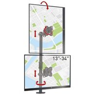 מתקן תליה למסכי מחשב  זרועות ברקן M112 למכירה 