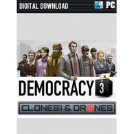 Democracy 3: Clones and Drones למכירה 
