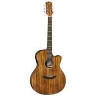 גיטרה אקוסטית מוגברת LUNA GUITARS Ht koa gce למכירה , 2 image