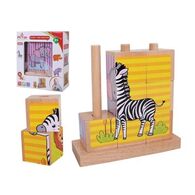 12077 פאזל קוביה עומד חיות בר Pit Toys למכירה 