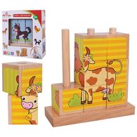 12076 פאזל קוביה עומד חיות בית Pit Toys למכירה , 3 image