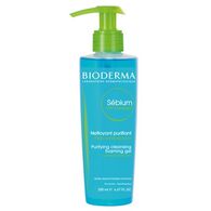 Sebium Purifying and Foaming Cleansing Gel (For Combination/Oily Skin) 200ml BioDerma למכירה 