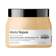 Loreal מסכה מחדשת לשיער פגום אבסולוט ריפייר גולד 500 מ"ל למכירה , 2 image