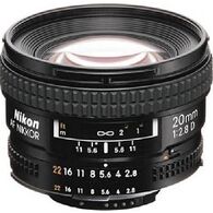 עדשה Nikon AF Nikkor 20mm f/2.8D ניקון למכירה 