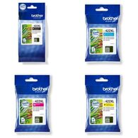 מארז ראשי דיו LC422XL סט 4 ראשי דיו Brother למכירה , 2 image