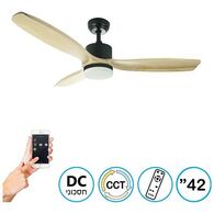 מאוורר תקרה Swan 42" CCT Premium DC NTP-SW42-LED עם שלט Norther למכירה , 2 image