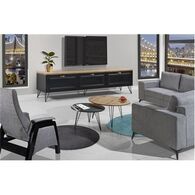 סט סלוני סט מזנון ו-2 שולחנות עגולים דגם RJ04 Leonardo למכירה , 2 image