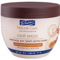 Dr. Fischer נטורל קר מסכת החייאה לשיער יבש, צבוע ופגום 450 מ"ל למכירה 