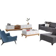 סט סלוני סט מזנון ושולחן דגם מיתר Leonardo למכירה , 2 image